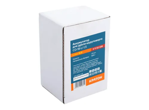 Аккумулятор для дрели-шуруповерта Кратон CD-18-Li-1,5