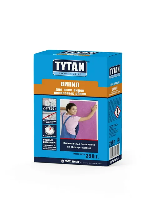 Клей обойный Tytan Euro-line винил с индикатором 250г