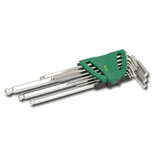 Набор ключей шестигранных длинных с шаром Sata 9 предметов, S09101A