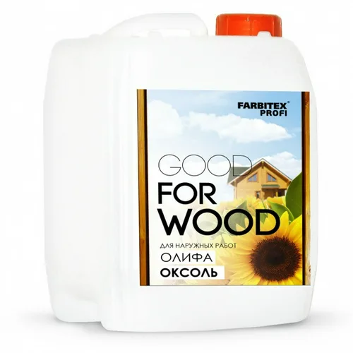 Олифа Оксоль Farbitex марки ПВ пластик Профи Wood 10л