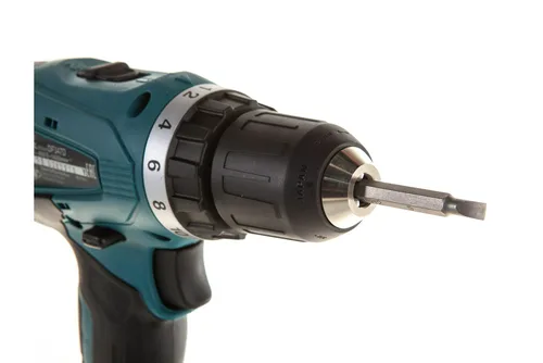 Дрель-шуруповерт аккум MAKITA DF347DWLE 14.4В,2х1.5АчLi-ion,БЗП-10мм чем,фонарь,G-серия