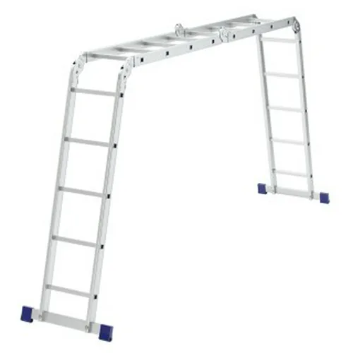 Лестница четырехсекционная СИБРТЕХ, 2 х 4 + 2 х 5