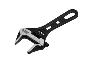 Ключ разводной Denzel 115 мм, CrV, кованый, укороченная рукоятка