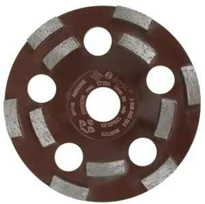 Чашка алмазная двурядная BOSCH, 125мм, EF Abrazive