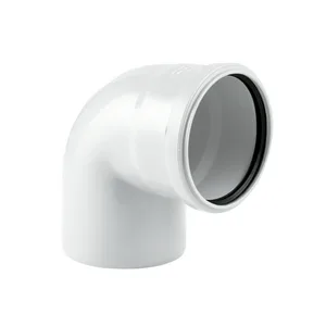 Отвод ELITE МК МПП 110х87°, белый, РТП