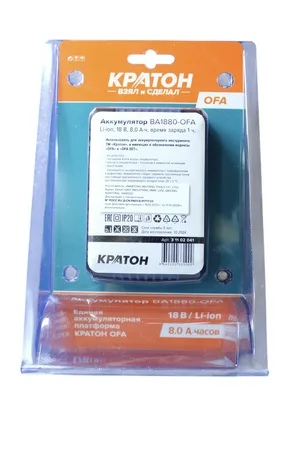 Аккумулятор КРАТОН BA1880-OFA 8,0Ач