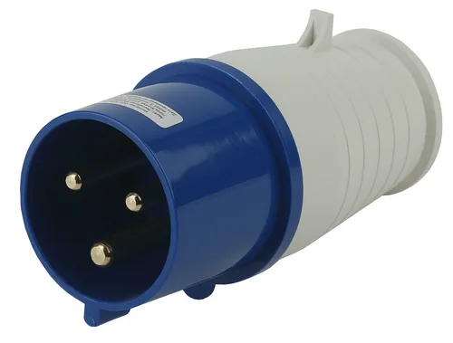 Вилка переносная 023 2Р+РЕ 32А 220В IP44 ЭРА