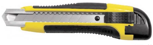 Нож FIT Профи, технический, усил, прорезиненный, 18мм