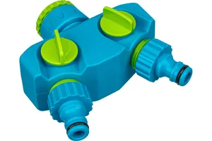 Распределитель PALISAD LUXE 2-х канальный с внутренней резьбой 3/4"-1"