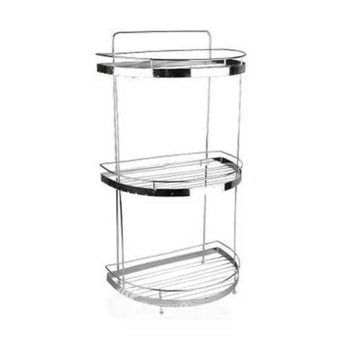 Полка Аквалиния прямая 3-ая, хром, T506