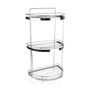 Полка Аквалиния прямая 3-ая, хром, T506