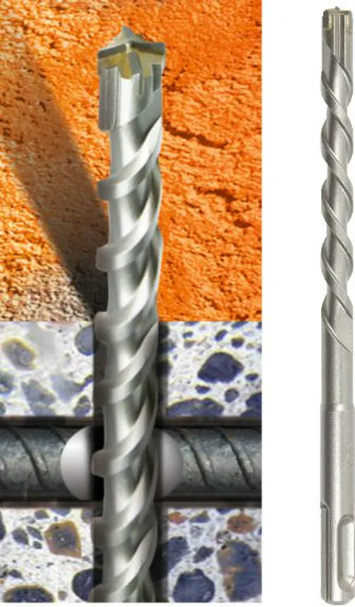 Бур Кратон SDS-plus по бетону с арматурой AX Ø10 х 210 мм
