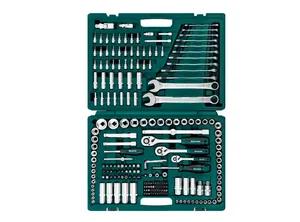 Набор KRAFTOOL EXTREM-216, (1/2"+3/8"+1/4"), 216 пр.